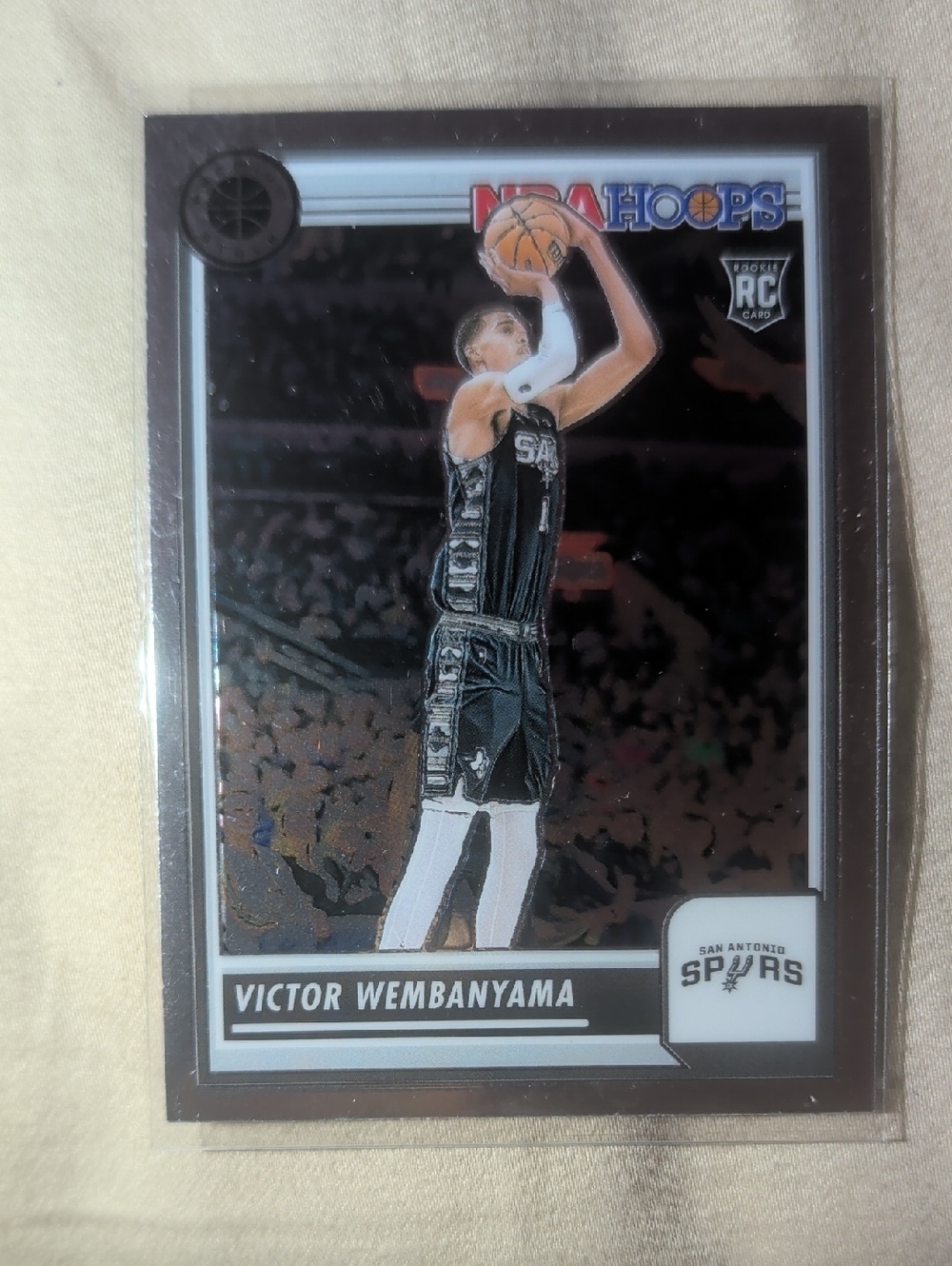 2023-24 NBA Hoops Premium Stock Victor Wembanyama Rookie RC #108 Spurs